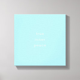 True Inner Peace | Minimal  Leinwanddruck