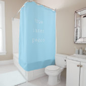True Inner Peace Minimalistic Shower Curtain Duschvorhang (Beispiel)