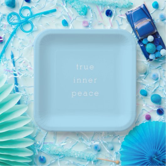 True Inner Peace  Pappteller (Party)