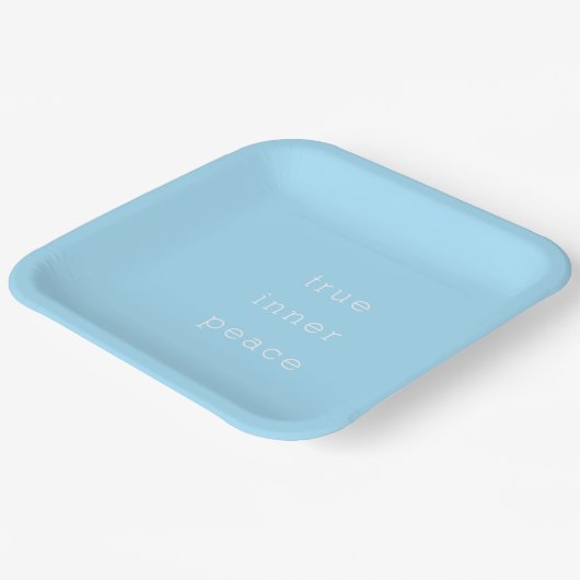 True Inner Peace  Pappteller (Gewinkelt)