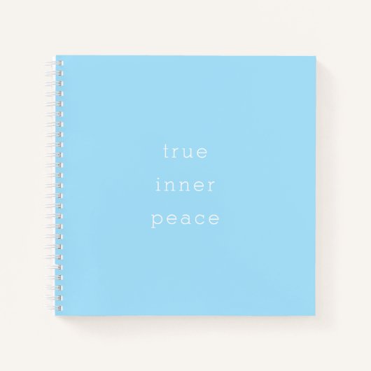True Inner Peace Spiral Notebook Notizblock (Vorderseite)