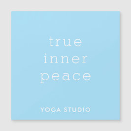 True Inner Peace Yoga Studio Magnetkarte