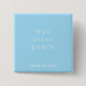 True Inner Peace Yoga Studio Promotion Button (Vorderseite)