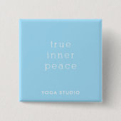 True Inner Peace Yoga Studio Werbebutton Button (Vorderseite)