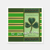 True Irish Heart St Patrick's Day PPN01 Serviette (Vorderseite)