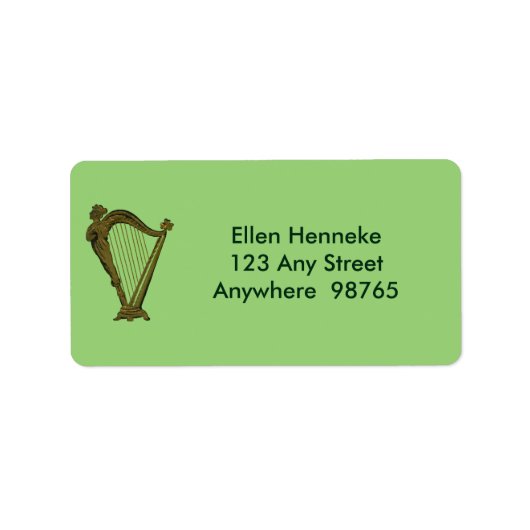 True Irish Hearts Adressaufkleber (Vorne)