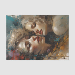 True Lesbian Liebe Decoupage Seidenpapier