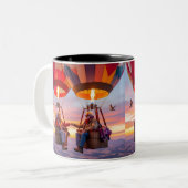 True Love Adventure's Hot Air Ballon Coffee Tasse (Vorderseite Links)
