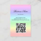 True Love Angel QR-Code Visitenkarte (Rückseite)