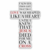 True love aufkleber (Vorderseite)