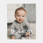 True Love Baby Foto Fleece Blanket (Vorderseite)