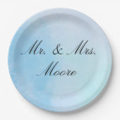 "True Love Blue" Paper-Teller Pappteller (Vorderseite)