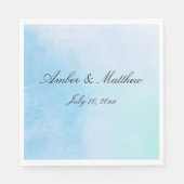 "True Love Blue" Serviette (Vorderseite)