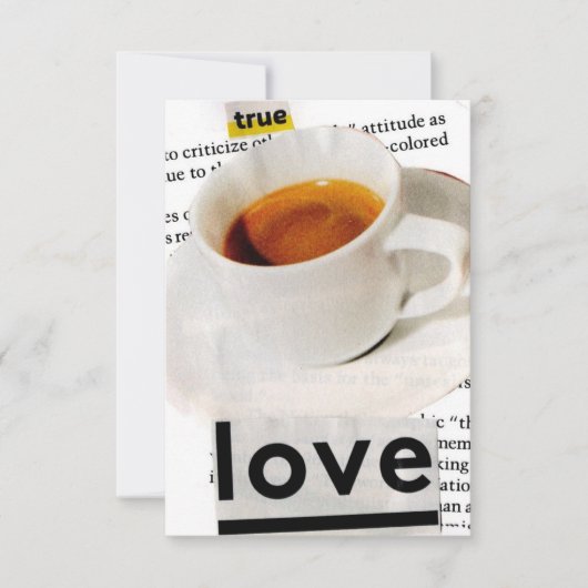 True Love Card Dankeskarte (Vorderseite)