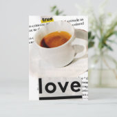 True Love Card Dankeskarte (Stehend Vorderseite)
