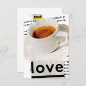 True Love Card Dankeskarte (Vorne/Hinten)