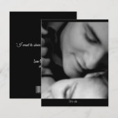 True Love Cards RSVP Karte (Vorne/Hinten)