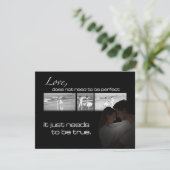 True Love Cards RSVP Karte (Stehend Vorderseite)