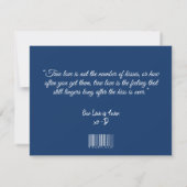 True Love Cards RSVP Karte (Rückseite)