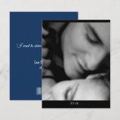 True Love Cards RSVP Karte (Vorne/Hinten)