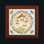 True Love Christian Angel Erinnerungskiste<br><div class="desc">True Love Angel gift box by ArtMuvz Illustration. Matching Customizable angel gifts and apparel. To personalize click on "personalize this template" then edit the fields provided for your custom gift. You can add your name or add text instead. Customize this angel gift box to make it uniquely yours or to...</div>