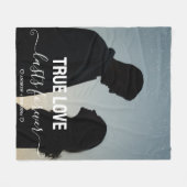 True Love Couple Foto Fleece Blanket (Vorderseite (Horizontal))
