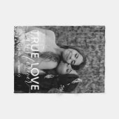 True Love Couple Foto Fleece Blanket (Vorderseite (Horizontal))