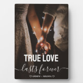 True Love Couple Foto Fleece Blanket Fotoplatte (Vorderseite)