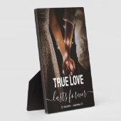 True Love Couple Foto Fleece Blanket Fotoplatte (Seite)