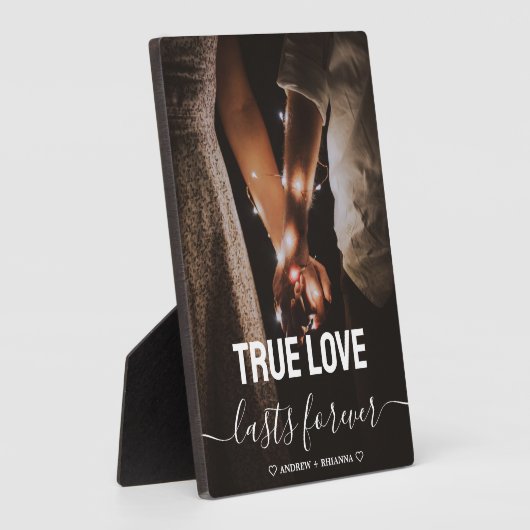 True Love Couple Foto Fleece Blanket Fotoplatte (Seite)