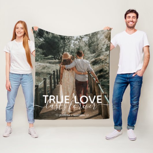 True Love Couple Foto Fleecedecke (Beispiel)