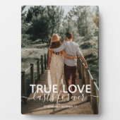 True Love Couple Foto Fotoplatte (Vorderseite)