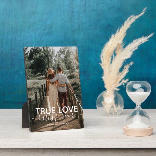 True Love Couple Foto Fotoplatte (Seite)