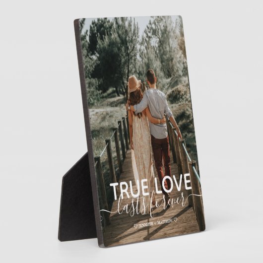 True Love Couple Foto Fotoplatte (Seite)