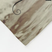 True Love Couple Foto Verlobung Geschenk Fleecedecke (Ecke)