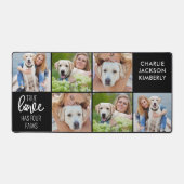True Love Custom Pet Dog Lover 4 FotoCollage Schreibtischunterlage (Vorderseite)