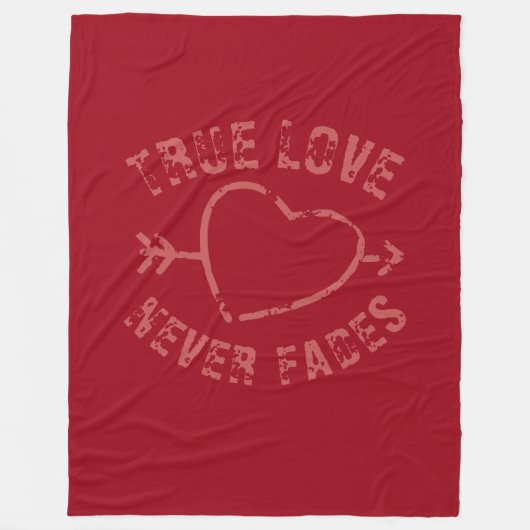 True Love Fleece Blanket (Vorderseite)