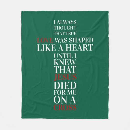 True love fleecedecke (Vorderseite)