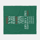 True love fleecedecke (Vorderseite (Horizontal))