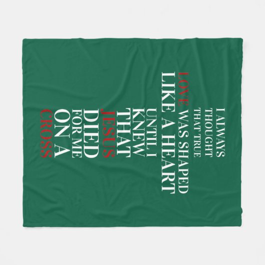 True love fleecedecke (Vorderseite (Horizontal))