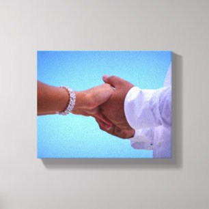 True Love Foto Leinwand