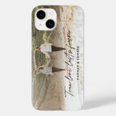 True Love Foto Modernes, personalisiertes Geschenk Case-Mate iPhone Hülle (Rückseite)