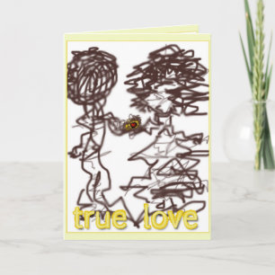 True Love Gruß Karte