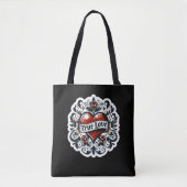 True Love Heart Tattoo Sticker Style Artistic Tasche (Vorderseite)