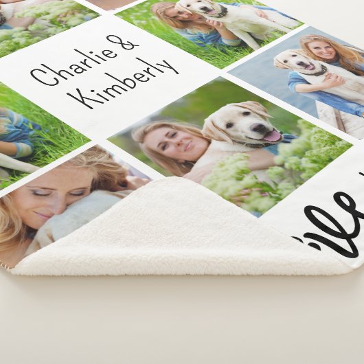 True Love Hund Lover Pet 8 FotoCollage Sherpadecke (3/4)