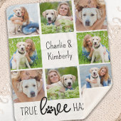 True Love Hund Lover Pet 8 FotoCollage Sherpadecke