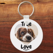 True Love Hund Schlüsselanhänger (Vorderseite)