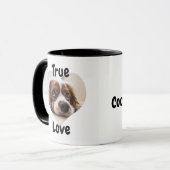 True Love Hund Tasse (Vorderseite Links)