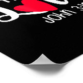 True Love John 3_16 Religious Valentine's Day Chri Poster (Ecke)