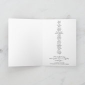 True Love. Karte (Innenseite)